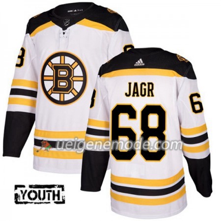 Kinder Eishockey Boston Bruins Trikot Jaromir Jagr 68 Adidas 2017-2018 Weiß Authentic